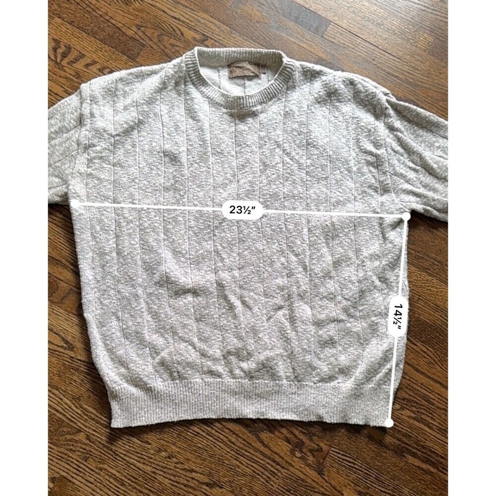 Vintage Shenandoah Crew Neck Pullover Sweater Men's L Boho gorpcore outdoors - Picture 5 of 6